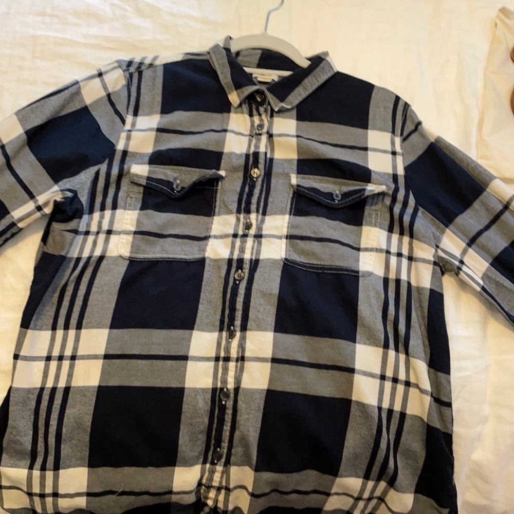 J. Crew flannel button down